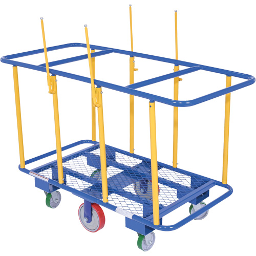 Chariot horizontal pour panneaux, 63-7/16" x 28-1/2" x 40-15/16", Capacit&eacute; 2000 lb Waymarc Industries Inc