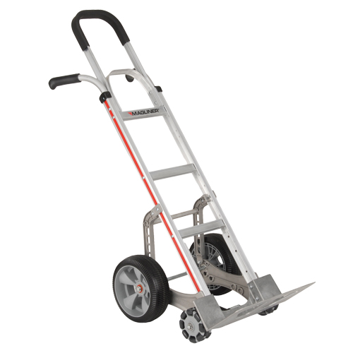 Self-Stabilizing Hand Truck, Combination Handle, Aluminum, 55'' Height, 500 lbs. Capacity Waymarc Industries Inc