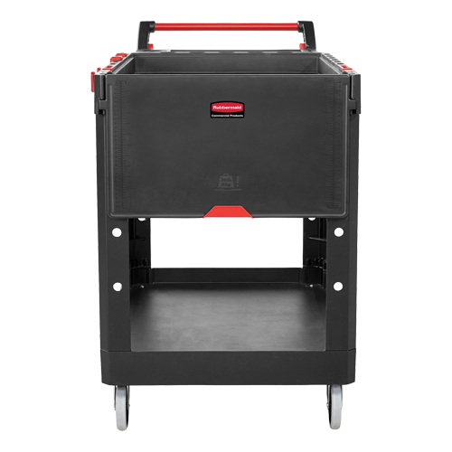 Chariot utilitaire robuste et polyvalent, 2 tiers, 25-1/5" x 36" x 51-1/2", Capacit&eacute; 500 lb Waymarc Industries Inc