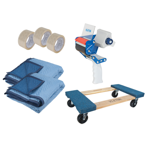 Moving Kit, Wood Frame, 18" W x 30" L, 1000 lbs. Capacity Waymarc Industries Inc