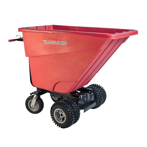 Chariot &agrave; bascule motoris&eacute;, Capacit&eacute; 13.5 cu.ft., 45" h x 33-1/2" la x 68" p Waymarc Industries Inc