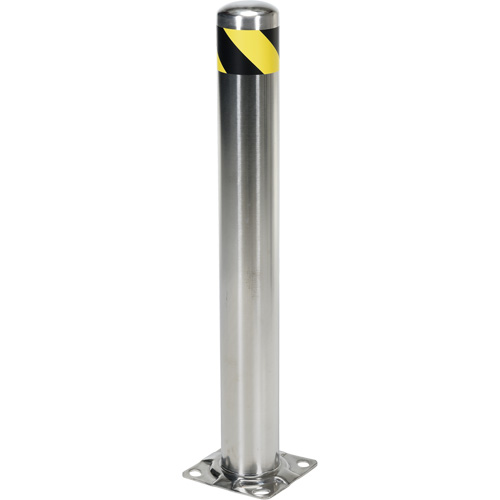 Butoir de s&eacute;curit&eacute;, Acier inoxydable, 36" h x 8" la, Argent Waymarc Industries Inc
