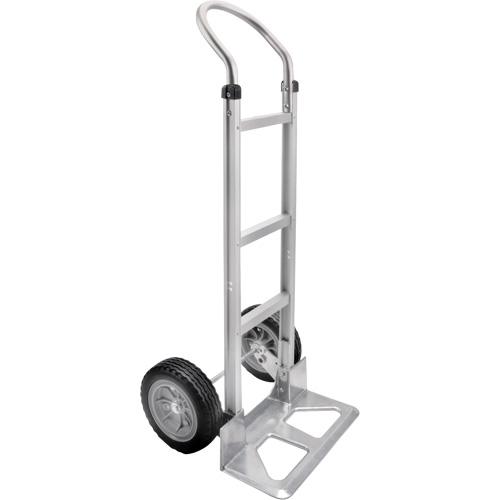 Knocked Down Hand Truck, Continuous Handle, Aluminum, 49-5/8" Height, 500 lbs. Capacity Waymarc Industries Inc