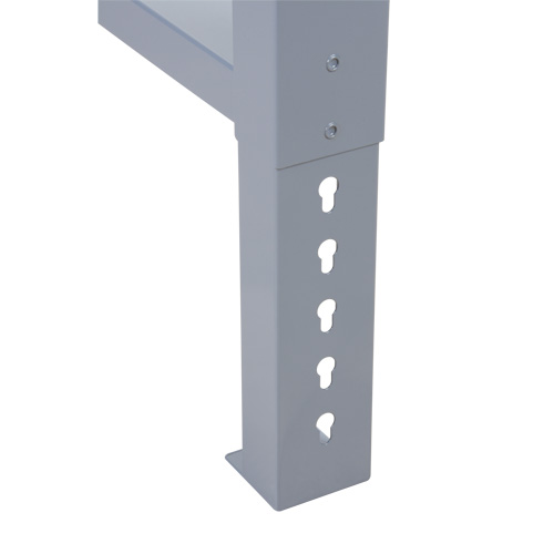 Pattes d'&eacute;tabli pour service industriel, Acier, 24" p x 34" h, Simple Waymarc Industries Inc