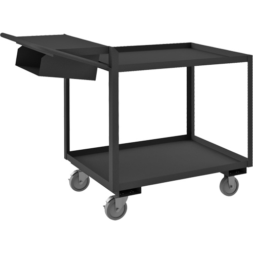 Order Picking Cart, 40-1/4" H x 24-1/4" W x 52-3/8" D, 2 Shelves, 1200 lbs. Capacity Waymarc Industries Inc