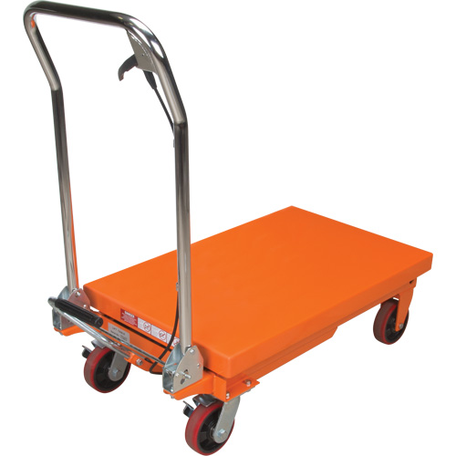Hydraulic Scissor Lift Table, 32" L x 19-3/4" W, Steel, 660 lbs. Capacity Waymarc Industries Inc