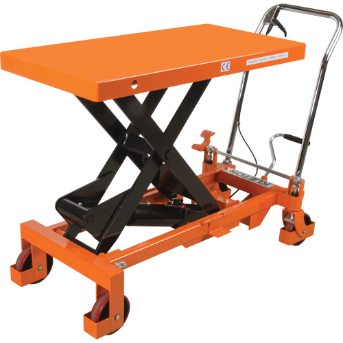 Hydraulic Scissor Lift Table, 40" L x 20 " W, Steel, 2200 lbs. Capacity Waymarc Industries Inc