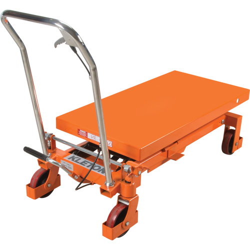 Hydraulic Scissor Lift Table, 40" L x 20 " W, Steel, 2200 lbs. Capacity Waymarc Industries Inc
