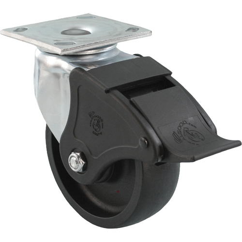 Emaxx RollX Wow Caster, Swivel with Brake, 5" (127 mm), Nylon, 1200 lbs. (544.3 kg.) Waymarc Industries Inc