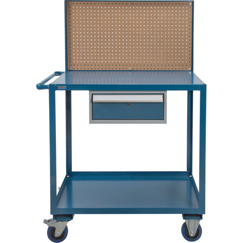 Chariot de service mobile, 2 Tiers, 24" la x 57" h x 40" p, Capacit&eacute; 1200 lb Waymarc Industries Inc