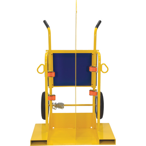 Welding Cylinder Torch Cart, Foam-Filled Wheels, 24" W x 19-1/2" L Base, 500 lbs. Waymarc Industries Inc