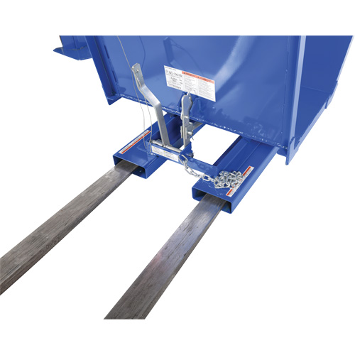 Tr&eacute;mie &agrave; parois ouvrantes, Acier, 1 vg³, Bleu Waymarc Industries Inc