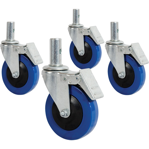 Mini roulette de 4" avec goupille verrouillable Waymarc Industries Inc