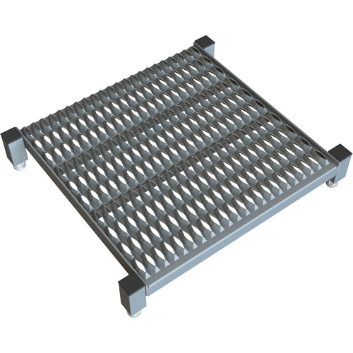 Plateforme de travail en une &eacute;tape &agrave; hauteur r&eacute;glable, 24" la x 24" pr, Capacit&eacute; de 800 lb, Enti&egrave;rement soud&eacute; Waymarc Industries Inc