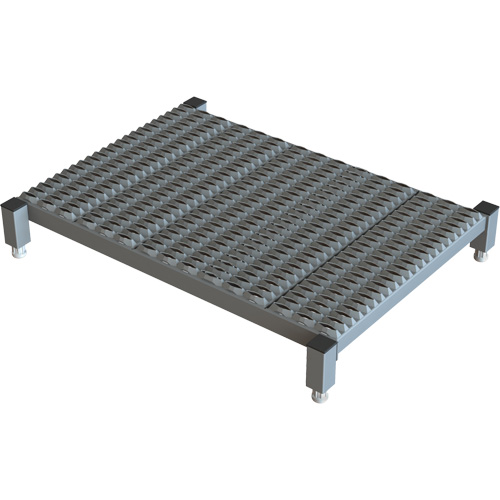 Plateforme de travail en une &eacute;tape &agrave; hauteur r&eacute;glable, 24" la x 36" pr, Capacit&eacute; de 800 lb, Enti&egrave;rement soud&eacute; Waymarc Industries Inc