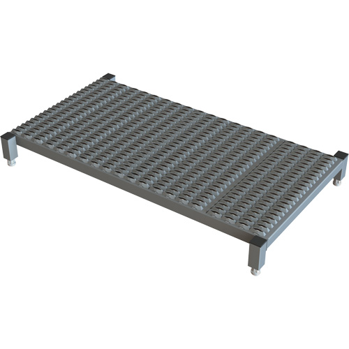 Plateforme de travail en une &eacute;tape &agrave; hauteur r&eacute;glable, 24" la x 48" pr, Capacit&eacute; de 800 lb, Enti&egrave;rement soud&eacute; Waymarc Industries Inc