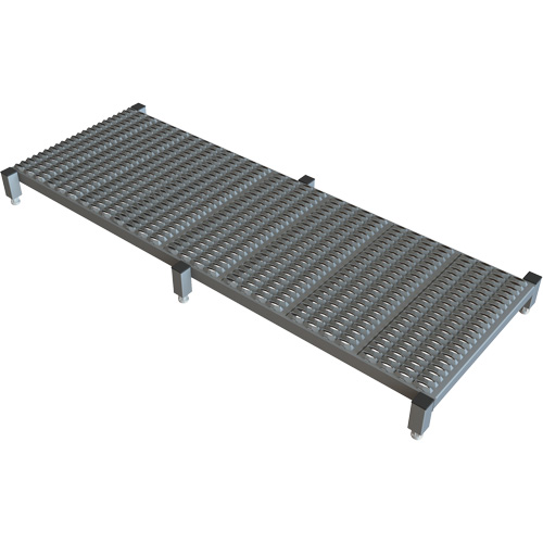 Plateforme de travail en une &eacute;tape &agrave; hauteur r&eacute;glable, 24" la x 71" pr, Capacit&eacute; de 800 lb, Enti&egrave;rement soud&eacute; Waymarc Industries Inc