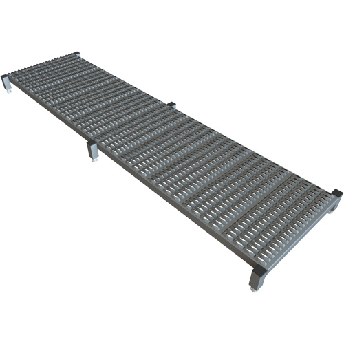 Plateforme de travail en une &eacute;tape &agrave; hauteur r&eacute;glable, 24" la x 97" pr, Capacit&eacute; de 800 lb, Enti&egrave;rement soud&eacute; Waymarc Industries Inc