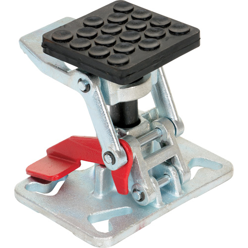 Verrou de plancher &agrave; hauteur ajustable pour service intense, 8" Hauteur rallong&eacute;e, 5-1/2" Hauteur r&eacute;tract&eacute;e, Acier Waymarc Industries Inc