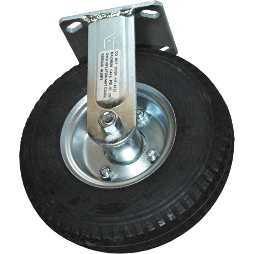 Roulette pneumatique rigide pour chariot &agrave; plateforme Waymarc Industries Inc