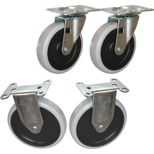 Flat Shelf Cart Caster Kit Waymarc Industries Inc