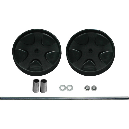 Janitor Cart Wheel & Axle Kit Waymarc Industries Inc