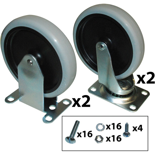 Ensemble de roulettes pour chariot utilitaire Waymarc Industries Inc