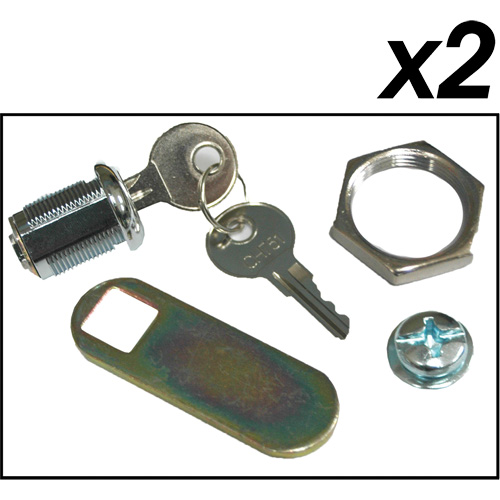 Cleaning Cart Lock & Key Assembly Waymarc Industries Inc