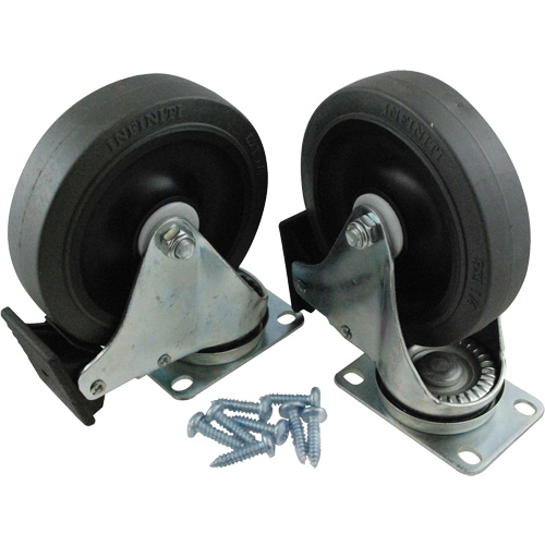 Mega Brute&reg; Mobile Waste Collector Caster Kit Waymarc Industries Inc