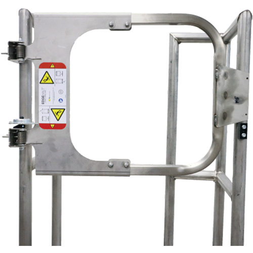 EdgeHalt&reg; Ladder Safety Gate, 20-7/8" H x 30"- 40" W Waymarc Industries Inc
