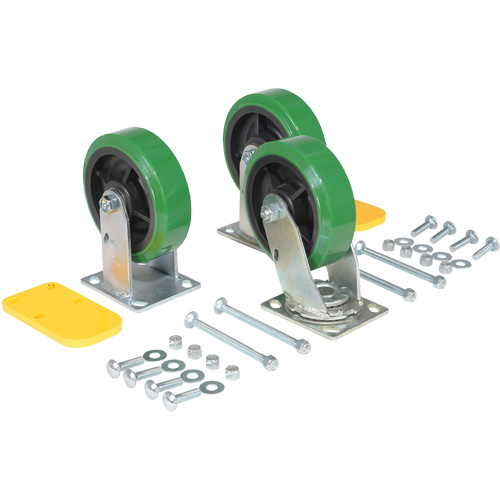 Ensemble de roulettes de tr&eacute;mie &agrave; basculement automatique s&eacute;rie H Waymarc Industries Inc