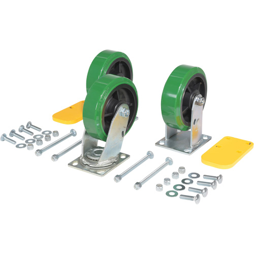 Ensemble de roulettes de tr&eacute;mie &agrave; basculement automatique s&eacute;rie H Waymarc Industries Inc