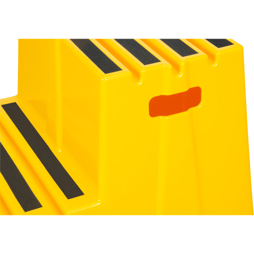 Escabeau industriel, 2 marches, 26" x 22-7/16" x Hauteur 19-11/16" Waymarc Industries Inc