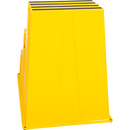 Escabeau industriel, 3 marches, 34-13/16" x 22-7/16" x Hauteur 28-1/2" Waymarc Industries Inc