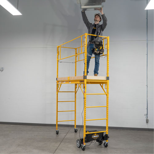 Motorized System for Climb-N-Go Scaffolding Waymarc Industries Inc