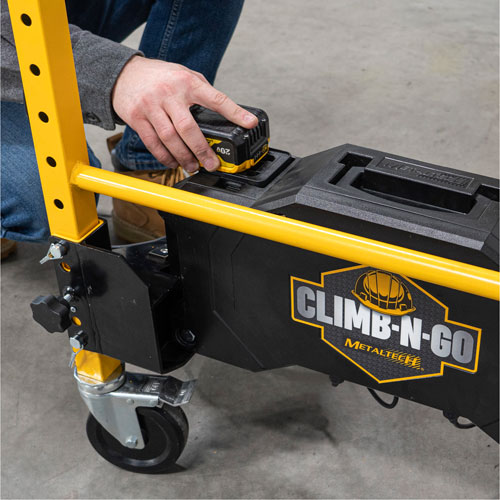 Motorized System for Climb-N-Go Scaffolding Waymarc Industries Inc