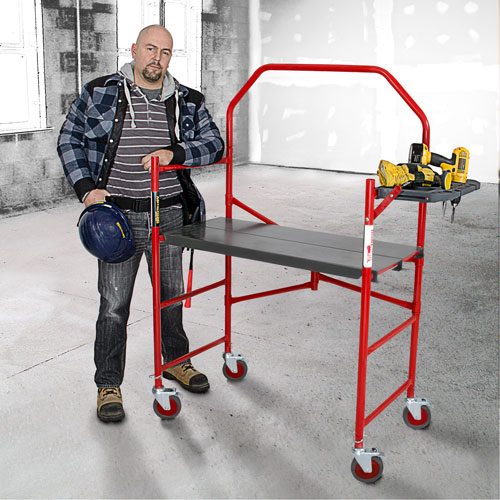 Buildman Portable Scaffold, 40-5/8" D x 4' H Waymarc Industries Inc