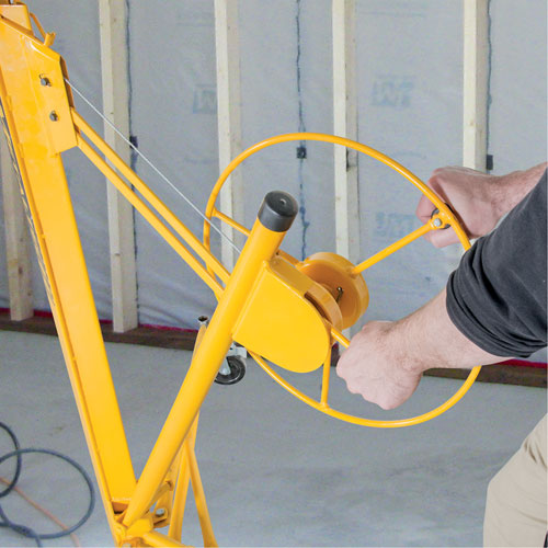 Appareils de levage pour panneaux de cloisons s&egrave;ches Waymarc Industries Inc