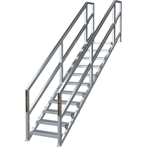 Syst&egrave;me d'escalier modulaire pour la construction de 11-16 marches SmartStairs, 120" ha Waymarc Industries Inc