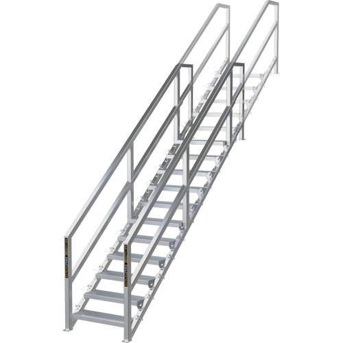Syst&egrave;me d'escalier modulaire pour la construction de 11-16 marches SmartStairs, 120" ha Waymarc Industries Inc