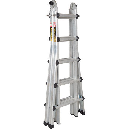Telescoping Multi-Position Ladder, Aluminum, 300 lbs., CSA Grade 1A Waymarc Industries Inc
