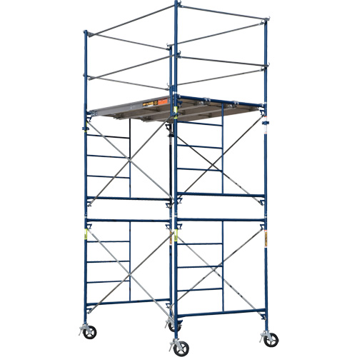 Complete Scaffold Tower with Casters, 69-1/2" D x 178" H Waymarc Industries Inc