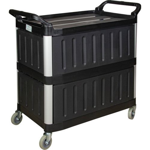 Chariot utilitaire, 3 tiers, 19-3/4" x 37-1/2" x 40-1/4", Capacit&eacute; 250 lb Waymarc Industries Inc