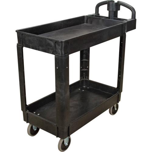 Chariot utilitaire, 2 tiers, 17-1/8" x 33-1/2" x 37-5/8", Capacit&eacute; 550 lb Waymarc Industries Inc