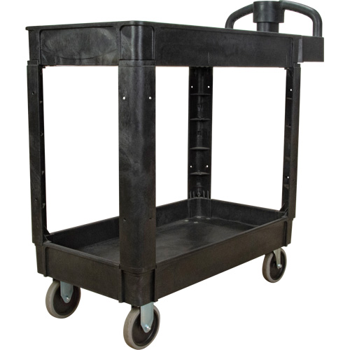 Chariot utilitaire, 2 tiers, 17-1/8" x 33-1/2" x 37-5/8", Capacit&eacute; 550 lb Waymarc Industries Inc