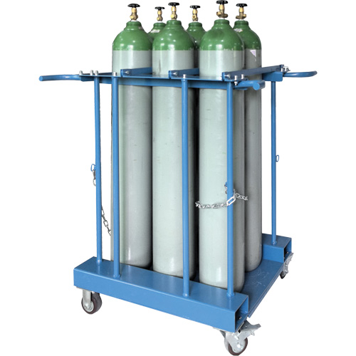 6-Cylinder Forklift Cylinder Storage Caddy Waymarc Industries Inc