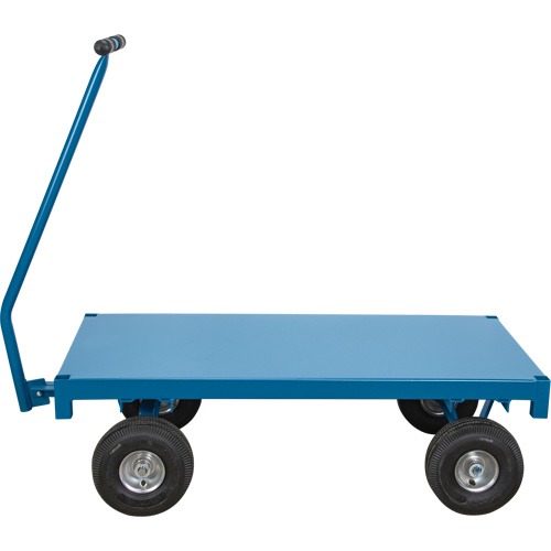 Chariot de ramassage &agrave; plateforme pour l'ext&eacute;rieur, 30" la x 60" la x Capacit&eacute; 1000 lb Waymarc Industries Inc