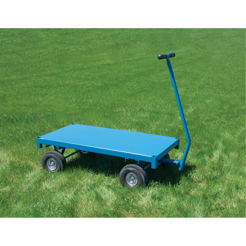 Chariot de ramassage &agrave; plateforme pour l'ext&eacute;rieur, 30" la x 60" la x Capacit&eacute; 1000 lb Waymarc Industries Inc