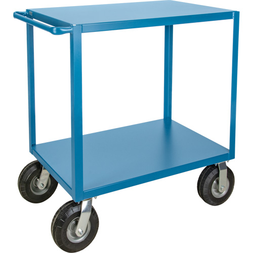 Outdoor Shelf Cart, 2 Tiers, 18" W x 39" H x 33" D, 1200 lbs. Capacity Waymarc Industries Inc