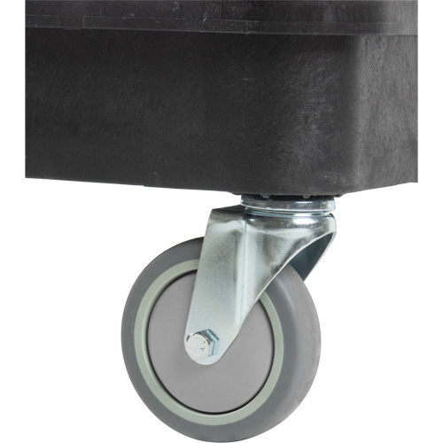 Utility Cart with Deep Lip Shelf, 3 Tiers, 19" x 39-1/2" x 28-1/4", 330 lbs. Capacity Waymarc Industries Inc